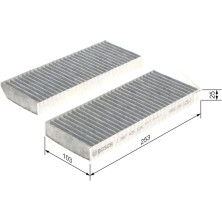 BOSCH | Filter, Innenraumluft | 1 987 435 534
