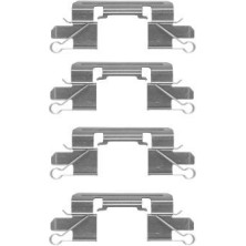 Hella | Zubehörsatz, Scheibenbremsbelag | 8DZ 355 204-941