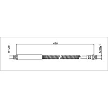 Metzger | Bremsschlauch | 4112039