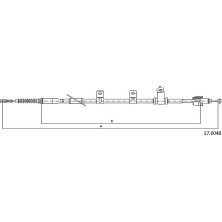 17.6048 Seilzug, Feststellbremse