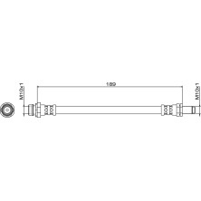 Metzger | Bremsschlauch | 4111467