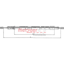 Metzger | Seilzug, Feststellbremse | 10.6021