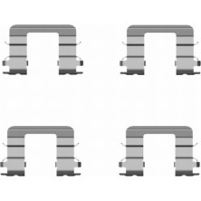 Hella | Zubehörsatz, Scheibenbremsbelag | 8DZ 355 204-131