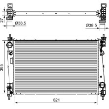 Valeo | Kühler, Motorkühlung | 701655