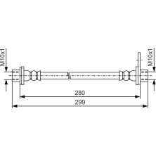 BOSCH | Bremsschlauch | 1 987 481 440