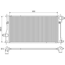 Valeo | Kühler, Motorkühlung | 701217