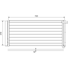 Valeo | Kondensator, Klimaanlage | 822652