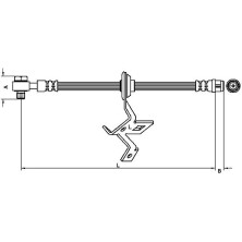 Metzger Bremsschlauch 4116209