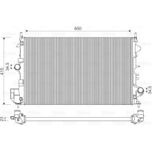Valeo | Kühler, Motorkühlung | 734981