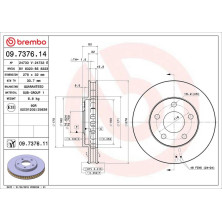 Brembo | Bremsscheibe | 09.7376.11