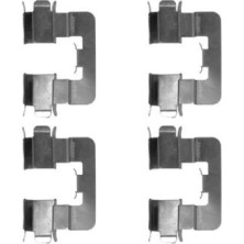 Hella | Zubehörsatz, Scheibenbremsbelag | 8DZ 355 204-631