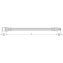 Metzger | Bremsschlauch | 4110310