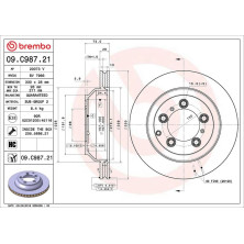 Brembo | Bremsscheibe | 09.C987.21