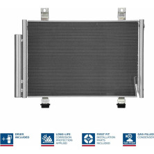 Nissens | Kondensator, Klimaanlage | 940057