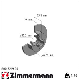 Bremsscheibe 600.3219.20 Bremsscheibe 600.3219.20