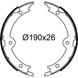 Bremsbackensatz 564275 Bremsbackensatz 564275