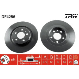 Bremsscheibe DF4256