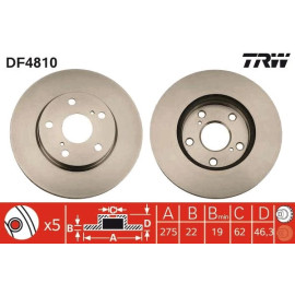 Bremsscheibe DF4810