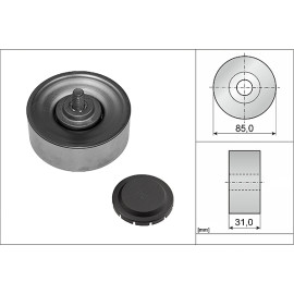 Umlenk-/Führungsrolle, Keilrippenriemen 532 0569 10