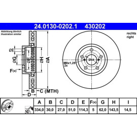 Bremsscheibe 24.0130-0202.1