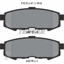 Bremsbelagsatz, Scheibenbremse 2421501 Bremsbelagsatz, Scheibenbremse 2421501