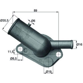 Thermostat, Kühlmittel TI 64 87D Thermostat, Kühlmittel TI 64 87D
