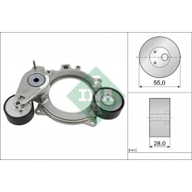 Riemenspanner, Keilrippenriemen 534 0936 10 Riemenspanner, Keilrippenriemen 534 0936 10