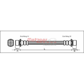 Bremsschlauch 4111426 Bremsschlauch 4111426
