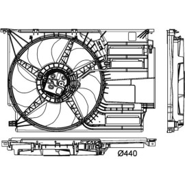 Lüfter, Motorkühlung CFF 405 000P