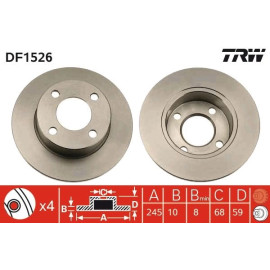 Bremsscheibe DF1526
