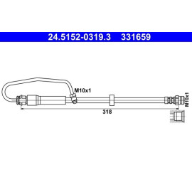 Bremsschlauch 24.5152-0319.3