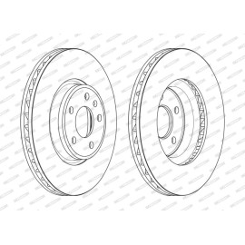 Bremsscheibe DDF2596C-1
