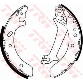 Bremsbackensatz GS8607