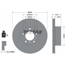 Bremsscheibe 92238505 Bremsscheibe 92238505