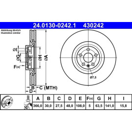 Bremsscheibe 24.0130-0242.1