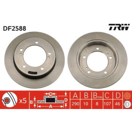 Bremsscheibe DF2588