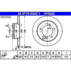 Bremsscheibe 24.0110-0242.1