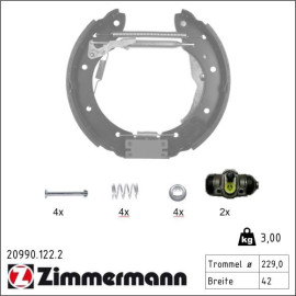 Bremsbackensatz 20990.122.2 Bremsbackensatz 20990.122.2