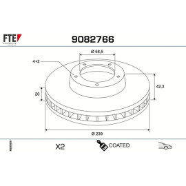 Bremsscheibe 9082766