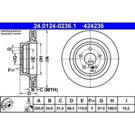 Bremsscheibe 24.0124-0236.1