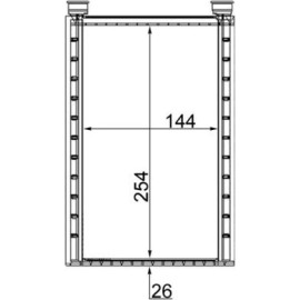 Mahle AH 224 000S Wärmetauscher, Innenraumheizung BEHR Mahle AH 224 000S Wärmetauscher, Innenraumheizung BEHR
