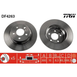 Bremsscheibe DF4263
