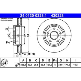Bremsscheibe 24.0130-0223.1