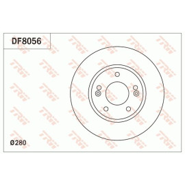 Bremsscheibe DF8056 Bremsscheibe DF8056