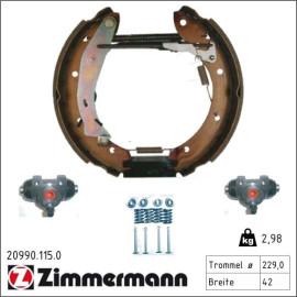 Bremsbackensatz 20990.115.0 Bremsbackensatz 20990.115.0