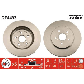 Bremsscheibe DF4493