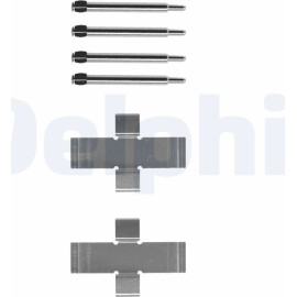 Delphi LX0006 Zubehörsatz, Scheibenbremsbelag