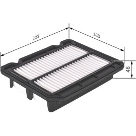 BOSCH F 026 400 043 Luftfilter BOSCH F 026 400 043 Luftfilter
