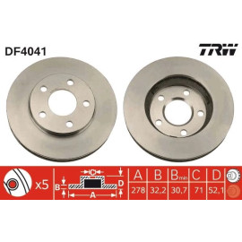Bremsscheibe DF4041