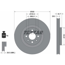 Bremsscheibe 92202203 Bremsscheibe 92202203